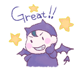 Fluffy Devil Boy sticker #11145472