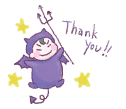 Fluffy Devil Boy sticker #11145474
