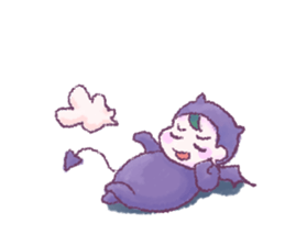 Fluffy Devil Boy sticker #11145476