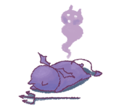 Fluffy Devil Boy sticker #11145477