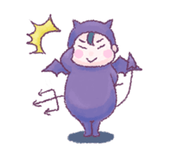 Fluffy Devil Boy sticker #11145478