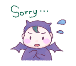 Fluffy Devil Boy sticker #11145479