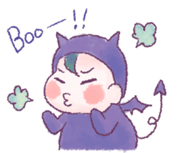 Fluffy Devil Boy sticker #11145480