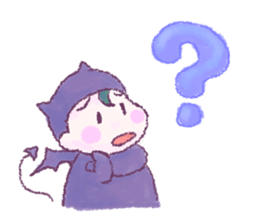 Fluffy Devil Boy sticker #11145482