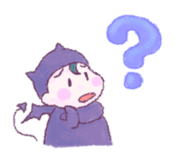 Fluffy Devil Boy sticker #11145482