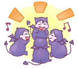 Fluffy Devil Boy sticker #11145486