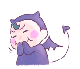 Fluffy Devil Boy sticker #11145487