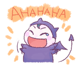 Fluffy Devil Boy sticker #11145488