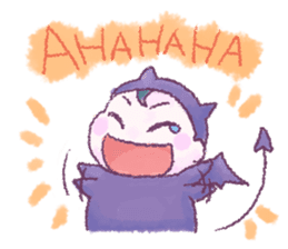 Fluffy Devil Boy sticker #11145488