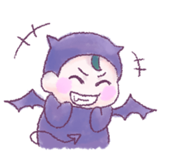 Fluffy Devil Boy sticker #11145489