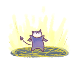 Fluffy Devil Boy sticker #11145490