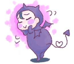 Fluffy Devil Boy sticker #11145491
