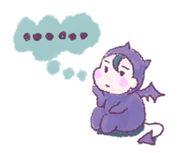 Fluffy Devil Boy sticker #11145493