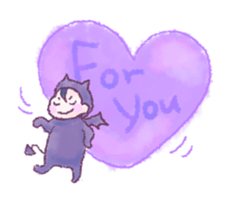 Fluffy Devil Boy sticker #11145496