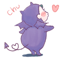 Fluffy Devil Boy sticker #11145497