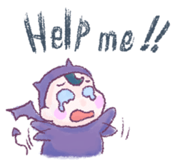 Fluffy Devil Boy sticker #11145499