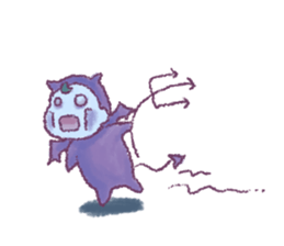 Fluffy Devil Boy sticker #11145500