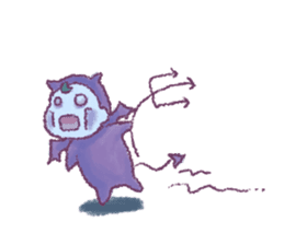 Fluffy Devil Boy sticker #11145500