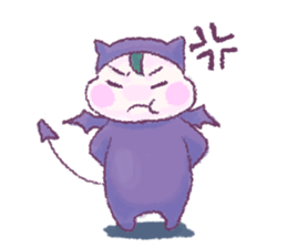 Fluffy Devil Boy sticker #11145503
