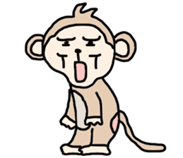 saucy monkey sticker #11145760