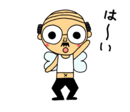 japanese little old guy " Moe Oyaji " sticker #11145824