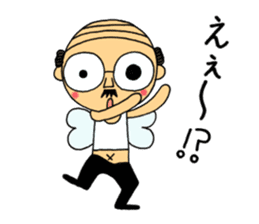 japanese little old guy " Moe Oyaji " sticker #11145837