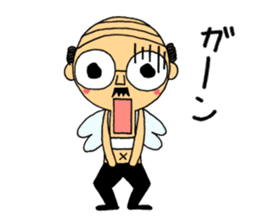japanese little old guy " Moe Oyaji " sticker #11145839