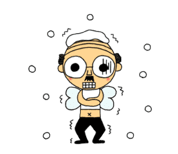 japanese little old guy " Moe Oyaji " sticker #11145861