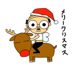 japanese little old guy " Moe Oyaji " sticker #11145862