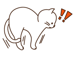 Cat gesture sticker 2 sticker #11146033