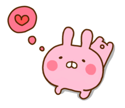 Rabbit Usahina Love 5 sticker #11146607