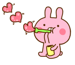 Rabbit Usahina Love 5 sticker #11146628