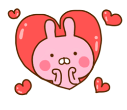 Rabbit Usahina Love 5 sticker #11146631
