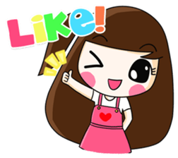 momo cute (EN) sticker #11146733