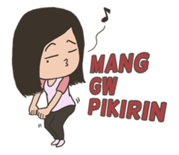 Cewek Ekspresif sticker #11146845