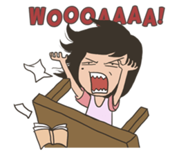 Cewek Ekspresif sticker #11146863