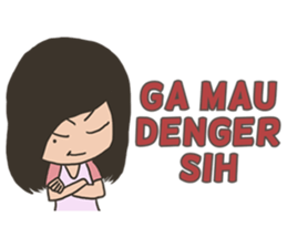 Cewek Ekspresif sticker #11146864