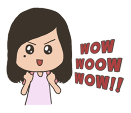 Cewek Ekspresif sticker #11146871