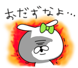 rabbit girl usapun5 sticker #11147216