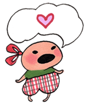 Little Pink & Brokiga sticker #11147507