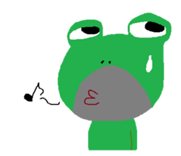 Uncle frog 2 sticker #11147730