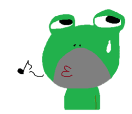 Uncle frog 2 sticker #11147730