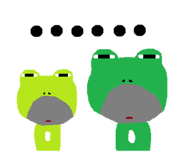 Uncle frog 2 sticker #11147741