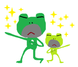 Uncle frog 2 sticker #11147744