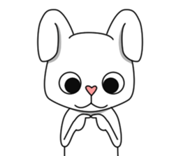 a long ear rabbit sticker #11147923