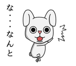 a long ear rabbit sticker #11147931