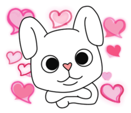 a long ear rabbit sticker #11147932