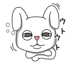 a long ear rabbit sticker #11147934