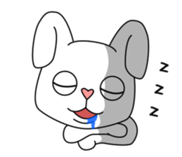 a long ear rabbit sticker #11147935