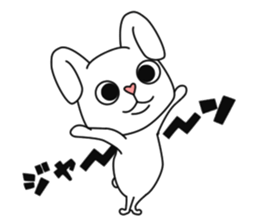 a long ear rabbit sticker #11147939